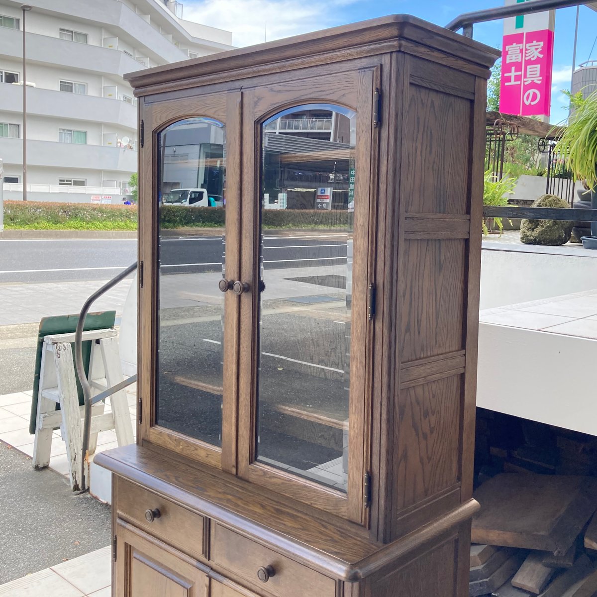 2123 旭川家具 和光 / オークハウス カップボード | 家具の富士