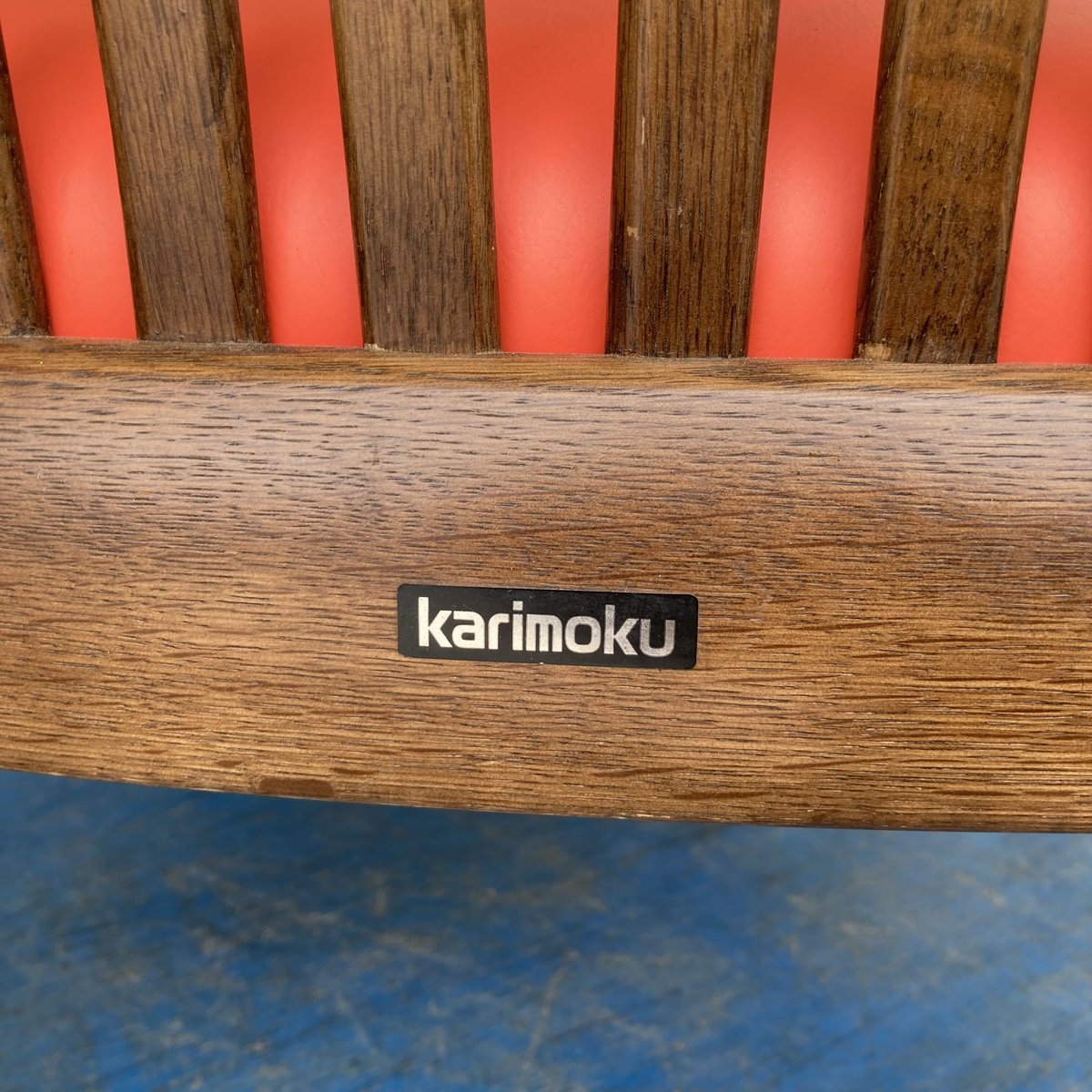 karimoku ひじ掛け付 ダイニングチェア ２脚セット座面合皮 karimoku ひじ掛け付 ダイニングチェア 2脚セット座面合皮