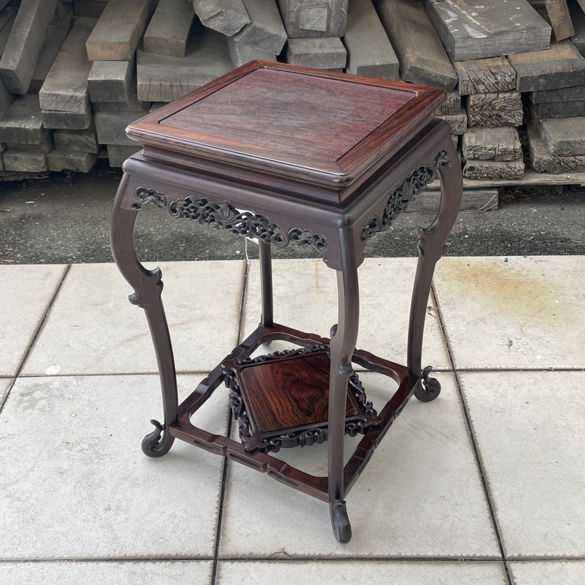 2458 唐木家具 / 花台 | 家具の富士