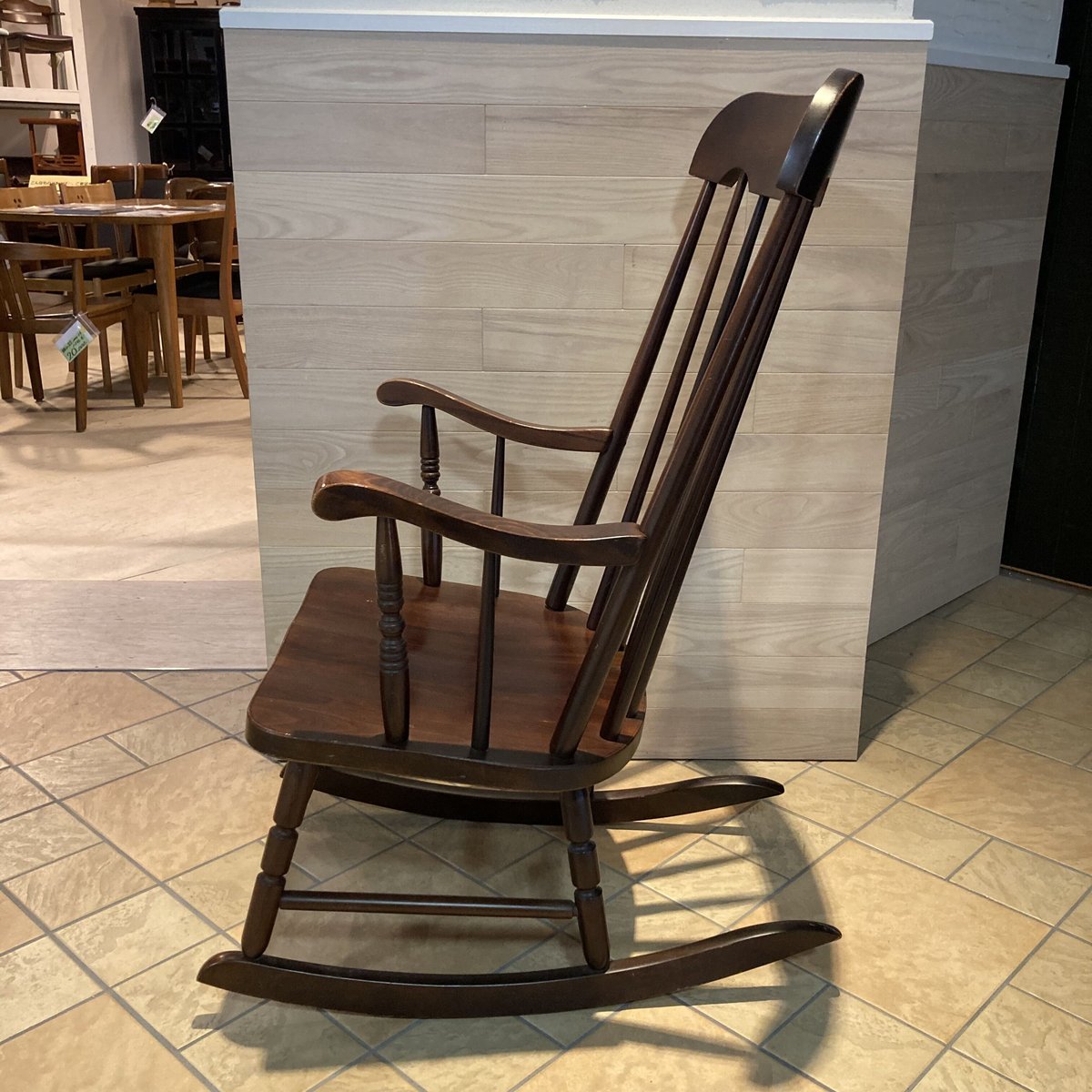 木製クラシックロッキングチェア GMHN153○柏木工 / KASHIWA ロッキングチェア 揺り椅子 アーム