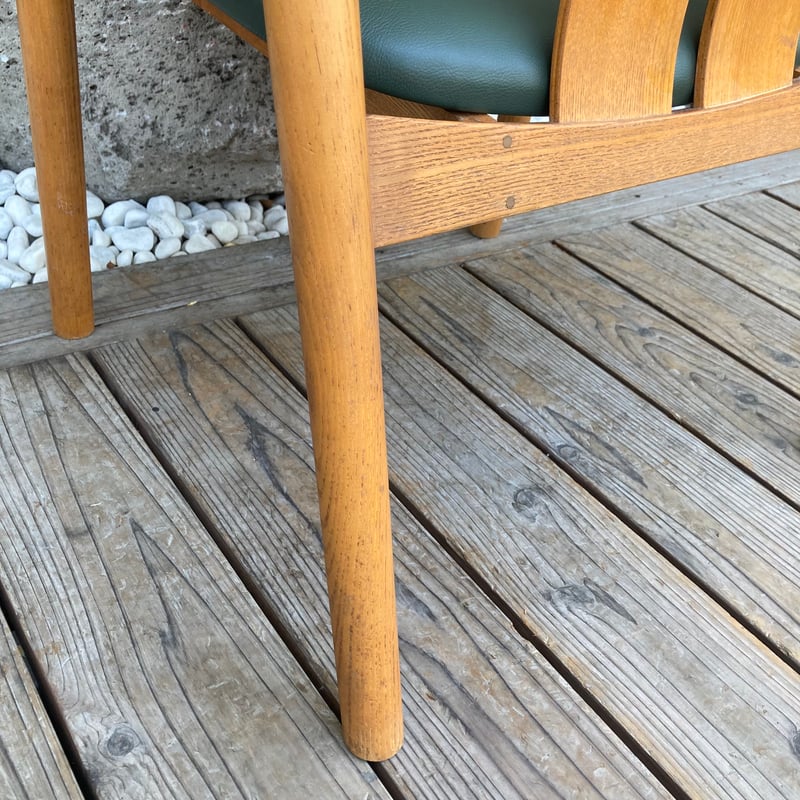 2148 天童木工 / 合皮アームチェア 全4脚 | 家具の富士