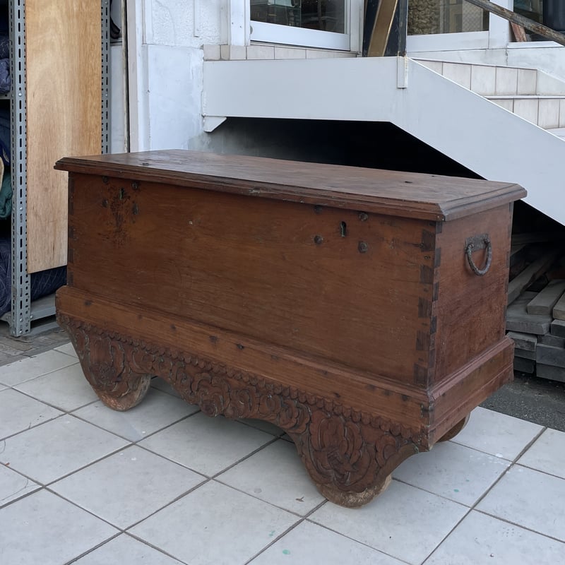 2497 インドネシア / チーク古材 ブランケットボックス | 家具の富士