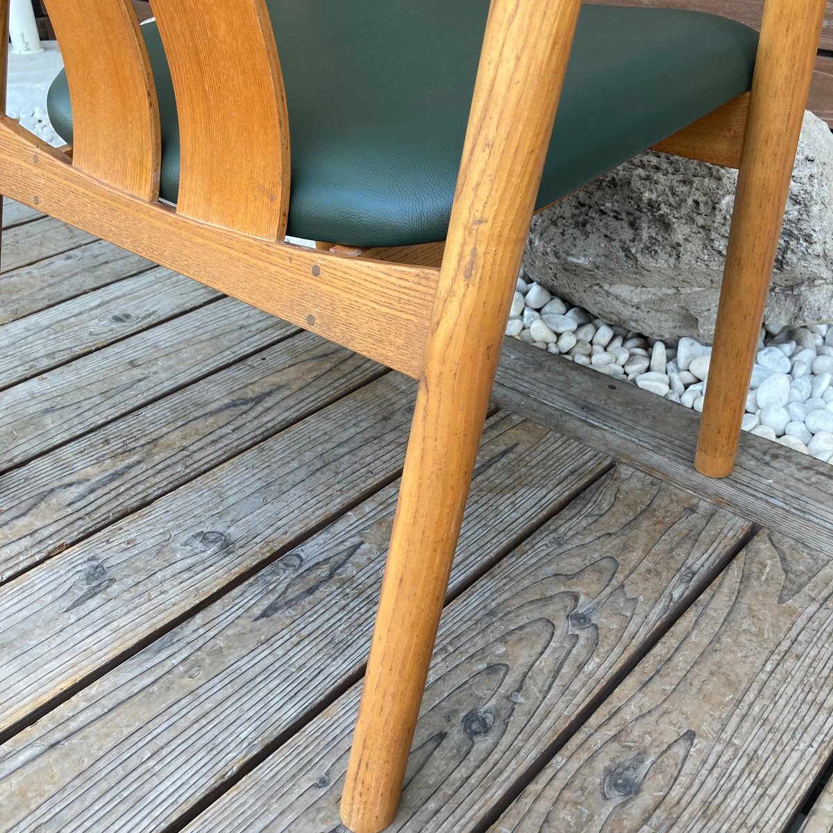 2148 天童木工 / 合皮アームチェア 全4脚 | 家具の富士