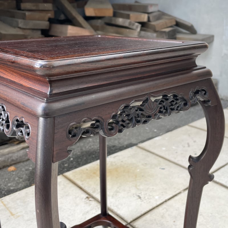 2458 唐木家具 / 花台 | 家具の富士