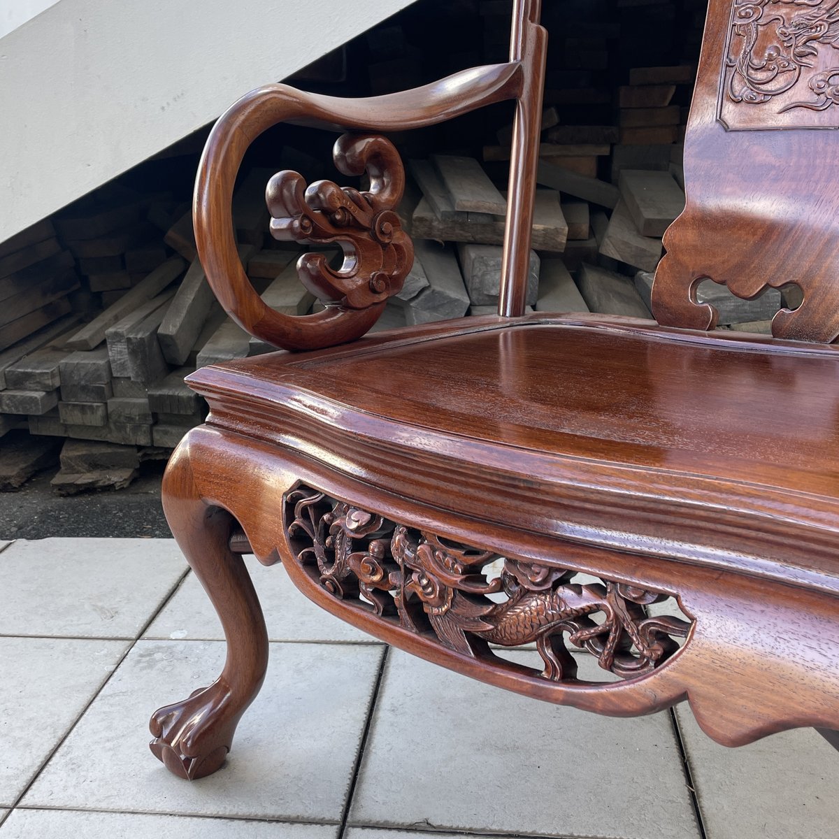 2452-1,2 唐木家具 / アームチェア | 家具の富士