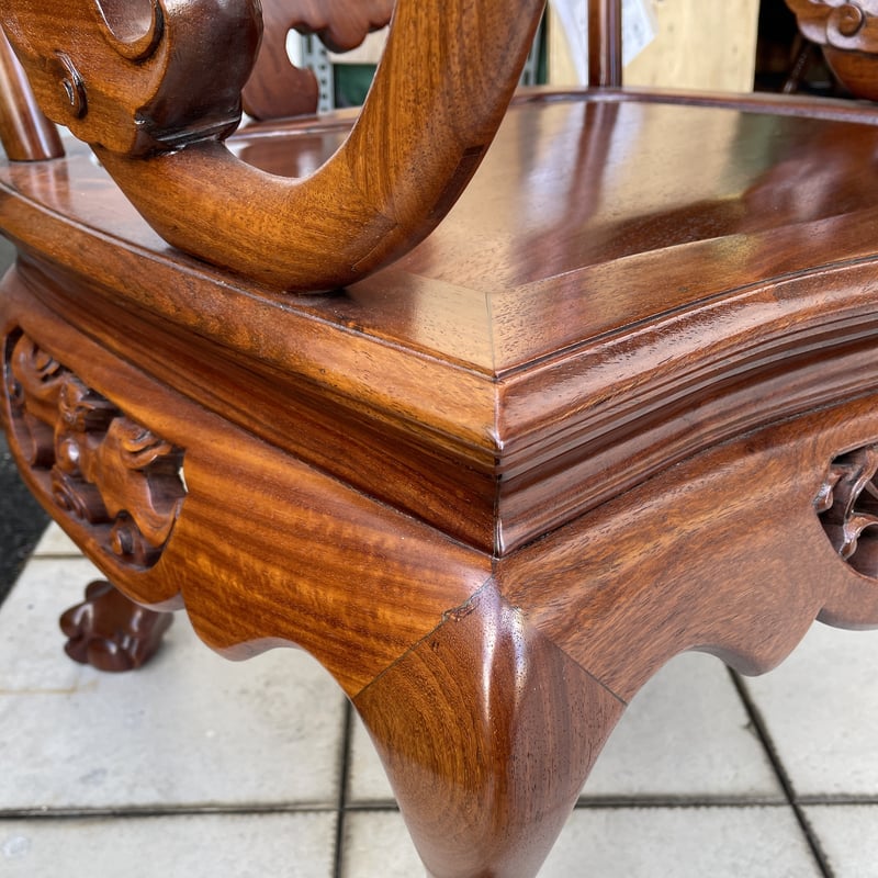 2452-3,4 唐木家具 / アームチェア | 家具の富士