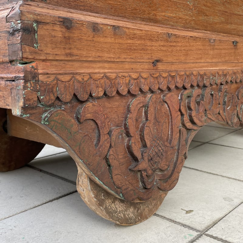 2497 インドネシア / チーク古材 ブランケットボックス | 家具の富士