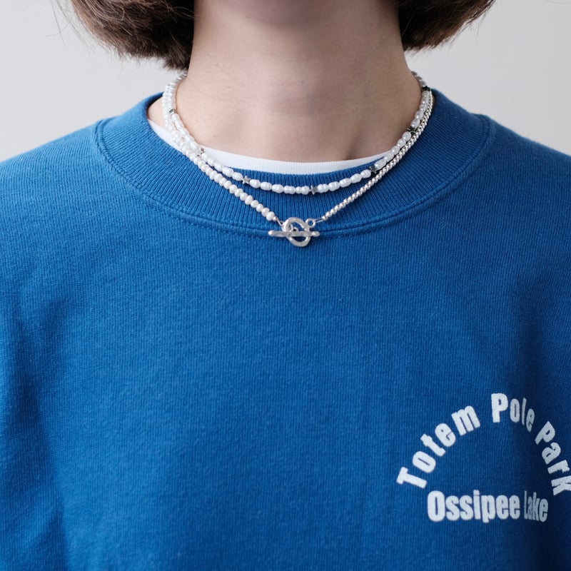 カレンシルバーマンテルと淡水パールのネックレス III | mybracelet