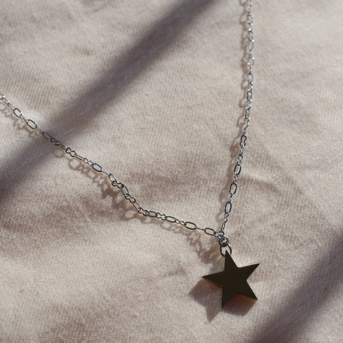 サージカルステンレスの星ネックレス long | mybracelet ONLINE STORE
