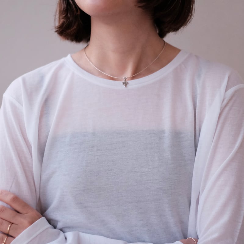 カレンシルバーのcross heartチョーカー III | mybracelet ONLIN