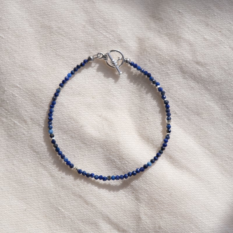 天然石とカレンシルバーチップのブレスレット | mybracelet ONLINE STORE