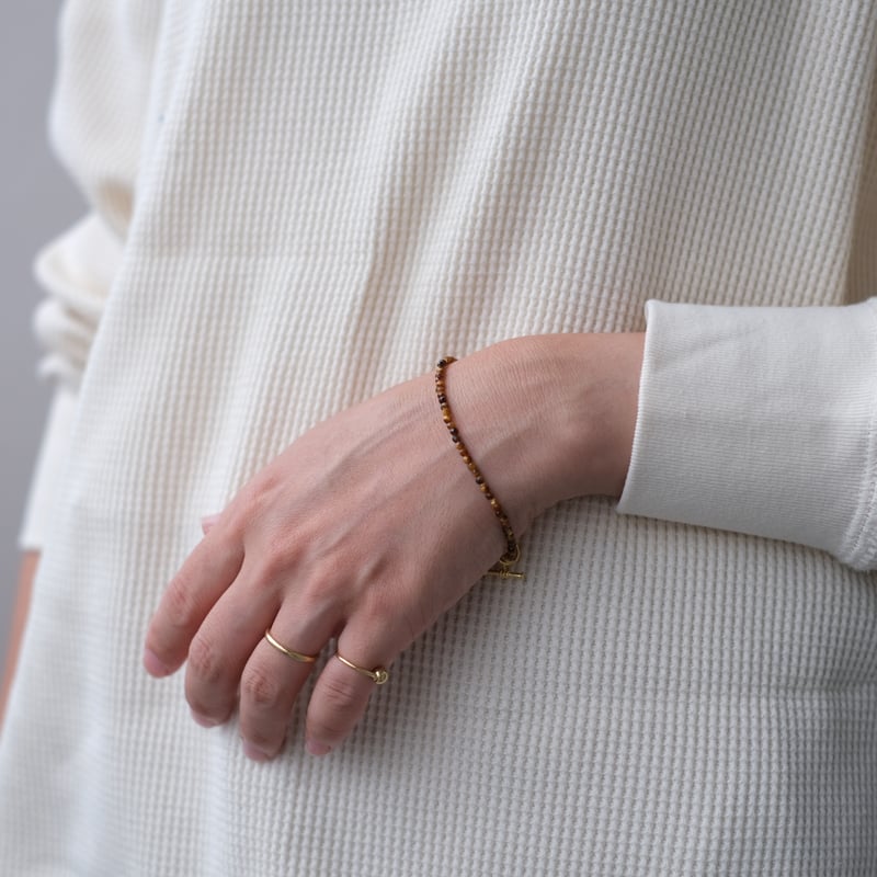 天然石とカレンシルバーチップのブレスレット | mybracelet ONLINE STORE