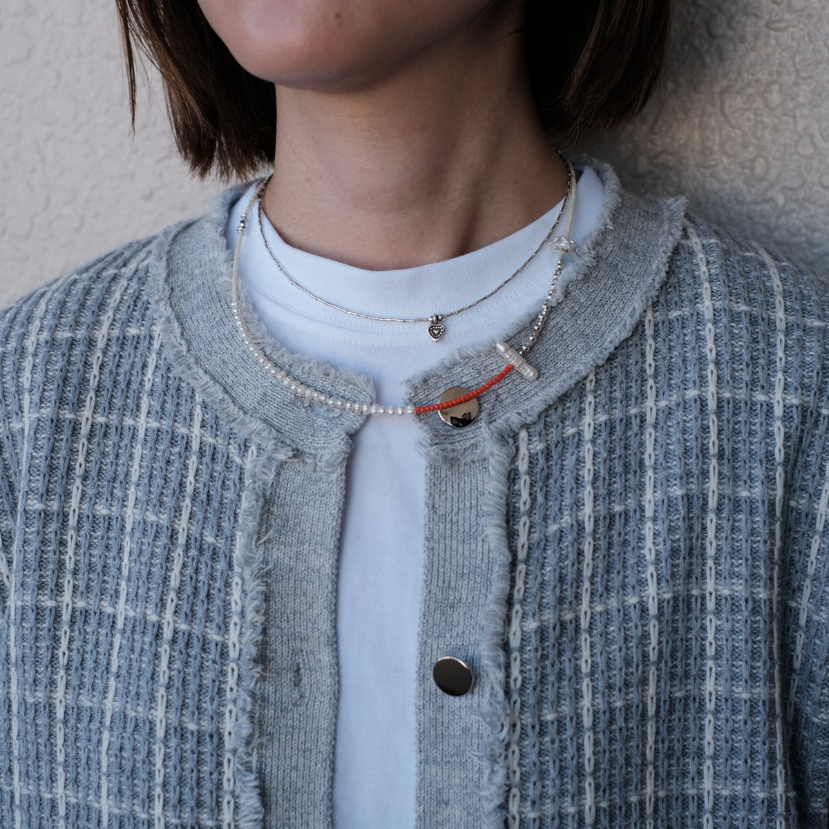 カレンシルバーのtiny heartチョーカー III | mybracelet ONLINE
