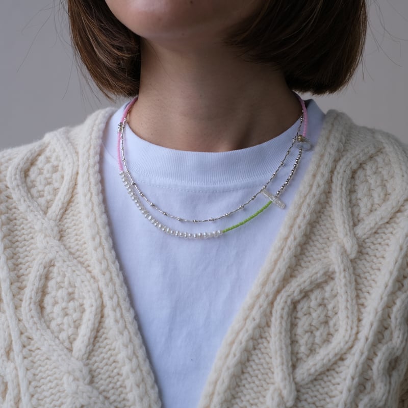 カレンシルバーのかずらネックレス | mybracelet ONLINE STORE