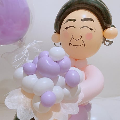 似顔絵バルーンギフト