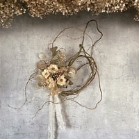 【柳の壁飾り】アネモネと紫陽花と…