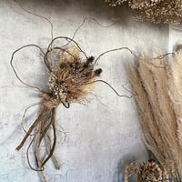 【柳の壁飾り】リューカとタイサンボクと…