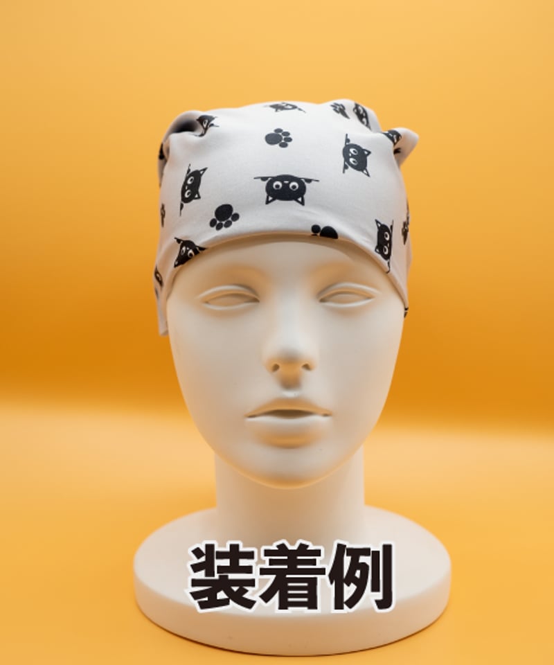 送料無料】ヘッド・ネックウォーマー ・多機能ネックゲイター 猫柄