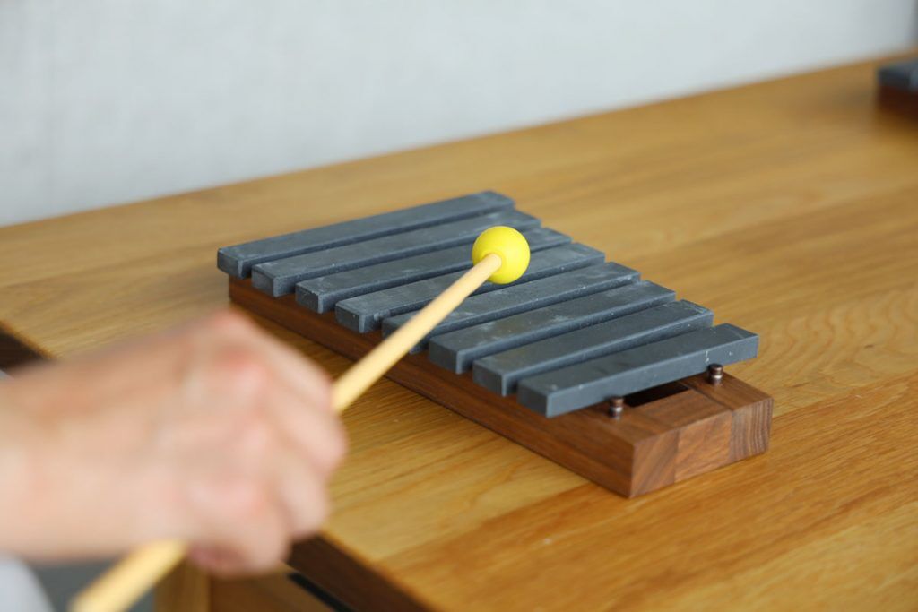 サヌカイト(石琴)6本セット KLANG KLANG サヌカイト 石琴 小 Sanukite Lithophone SMAL