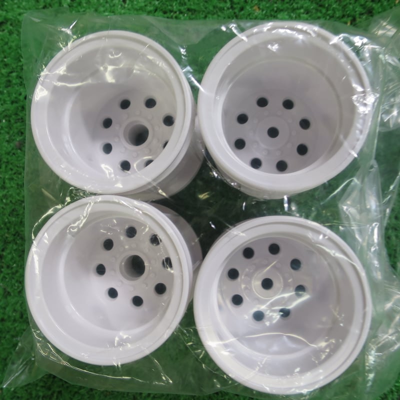 田宮 WR02用 ホワイトホイール1台分 ワイルドウィリー2等に | PIT-IN