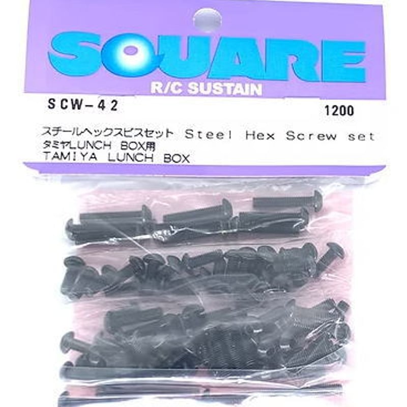 スクエア SCW-42 スチールヘックスビスセット タミヤ LUNCH BOX 用