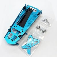 オプションNo1　アルミシャーシフレーム/グラスホッパー、ホーネット（タミヤブルー/限定） [WHO-001LB]