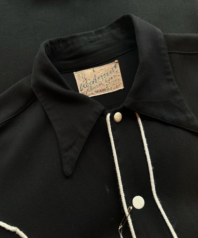 50s rayon western shirt | sick vintage punk&roc
