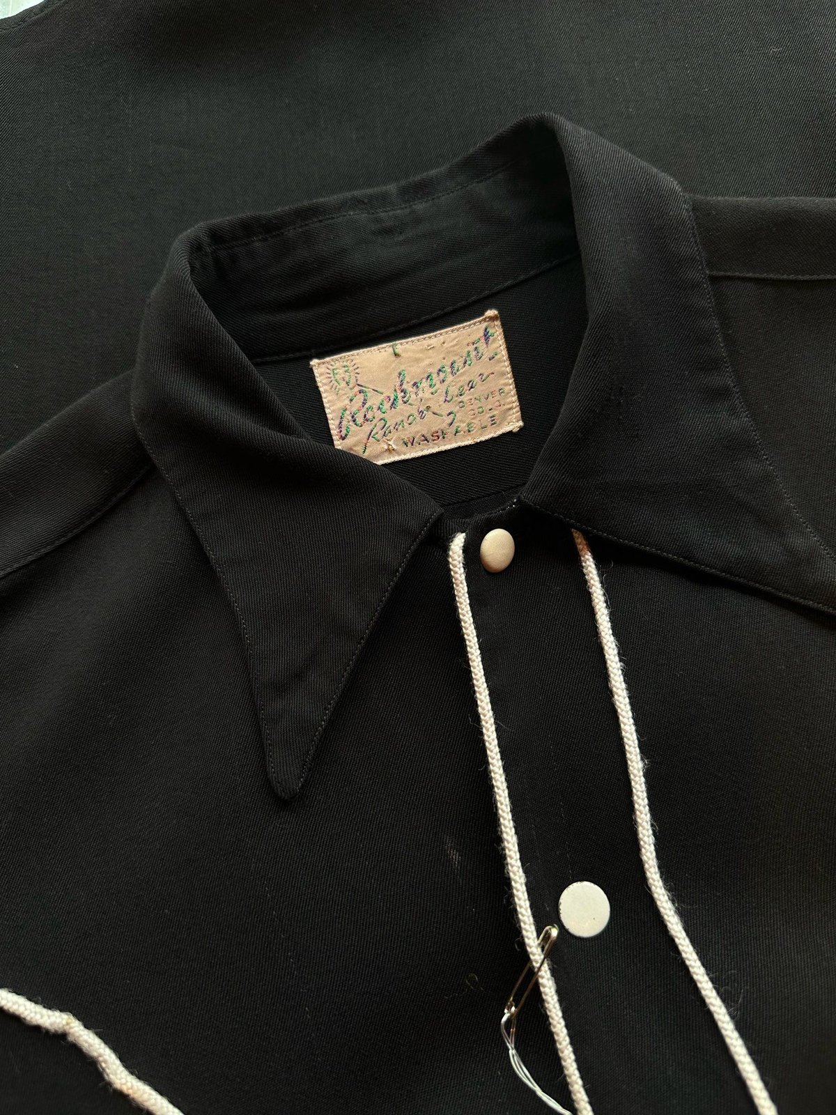 50s rayon western shirt | sick vintage punk&roc