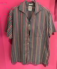 50s S/S rayon shirt black | sick vintage punk&r