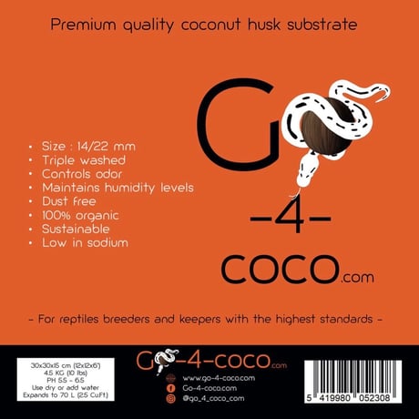 Go-4-coco ヤシガラ 大粒　※送料着払