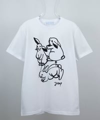jump! : Wht SARAH CORYNEN T-shirts