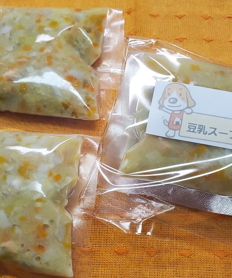 豆乳スープ　鮭
