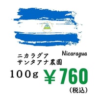 【発送】《豆》ニカラグア サンタアナ農園（100ｇ）