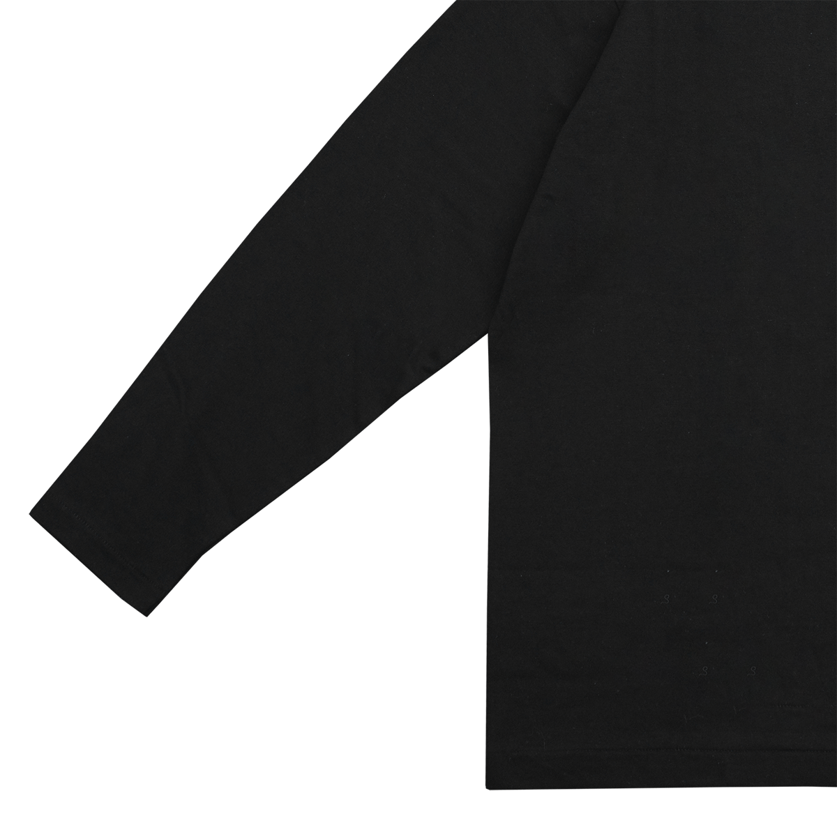 2月中旬発送] 山田五郎×久米繊維 LOGO EMBROIDERY L/S (黒色) | 山