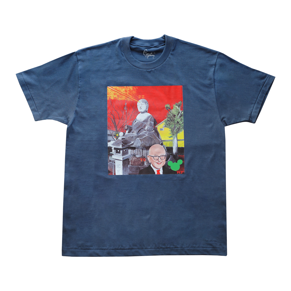 y*♪様 Tシャツセット FizzzxUNNY DRIVING EMBROIDERY TEE (CUSTARD) | Fizzz