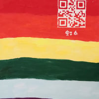 Niji0-QR#6 rainbow, F6, QR21(w/original art)