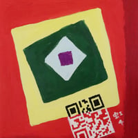Niji0-QR#4 square, F6, QR21(w/original art)