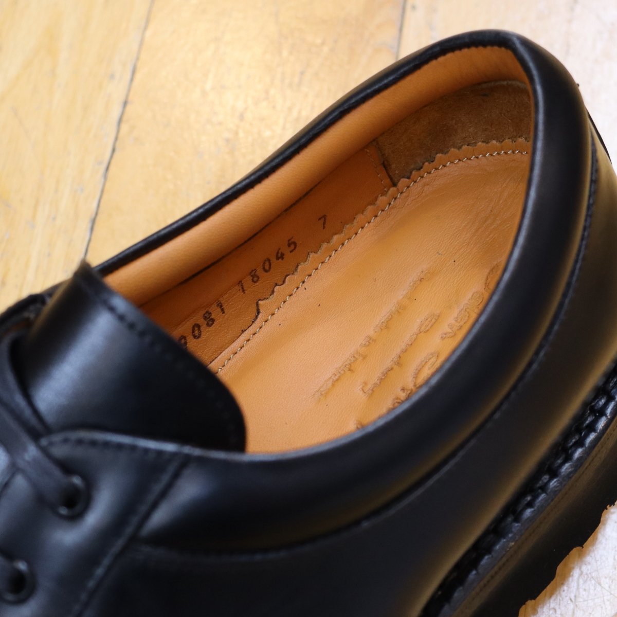 カジュアルシューズ | 99081 / BLACK CALF (VIBRAM SOLE