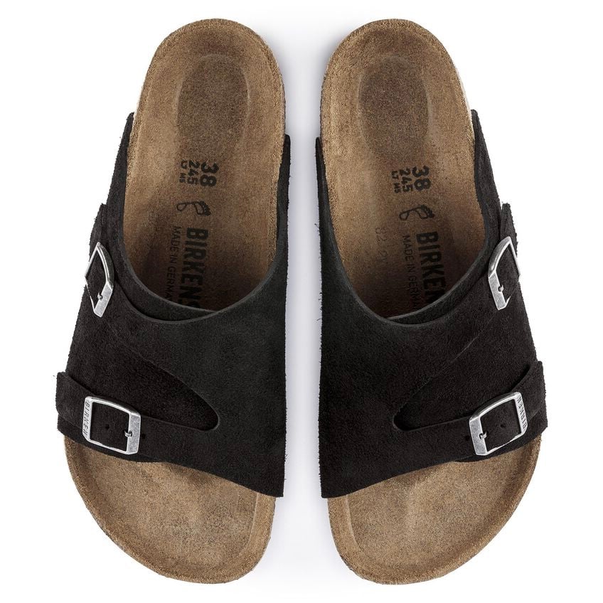 未使用【ビルケンシュトック】チューリッヒ　ブラックスエード Zürich / チューリッヒ スエードレザー ブラック | BIRKENSTOCK