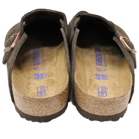 BIRKENSTOCKビルケンシュトック[ボストン スエード ソフトフットベット：MOCHA]