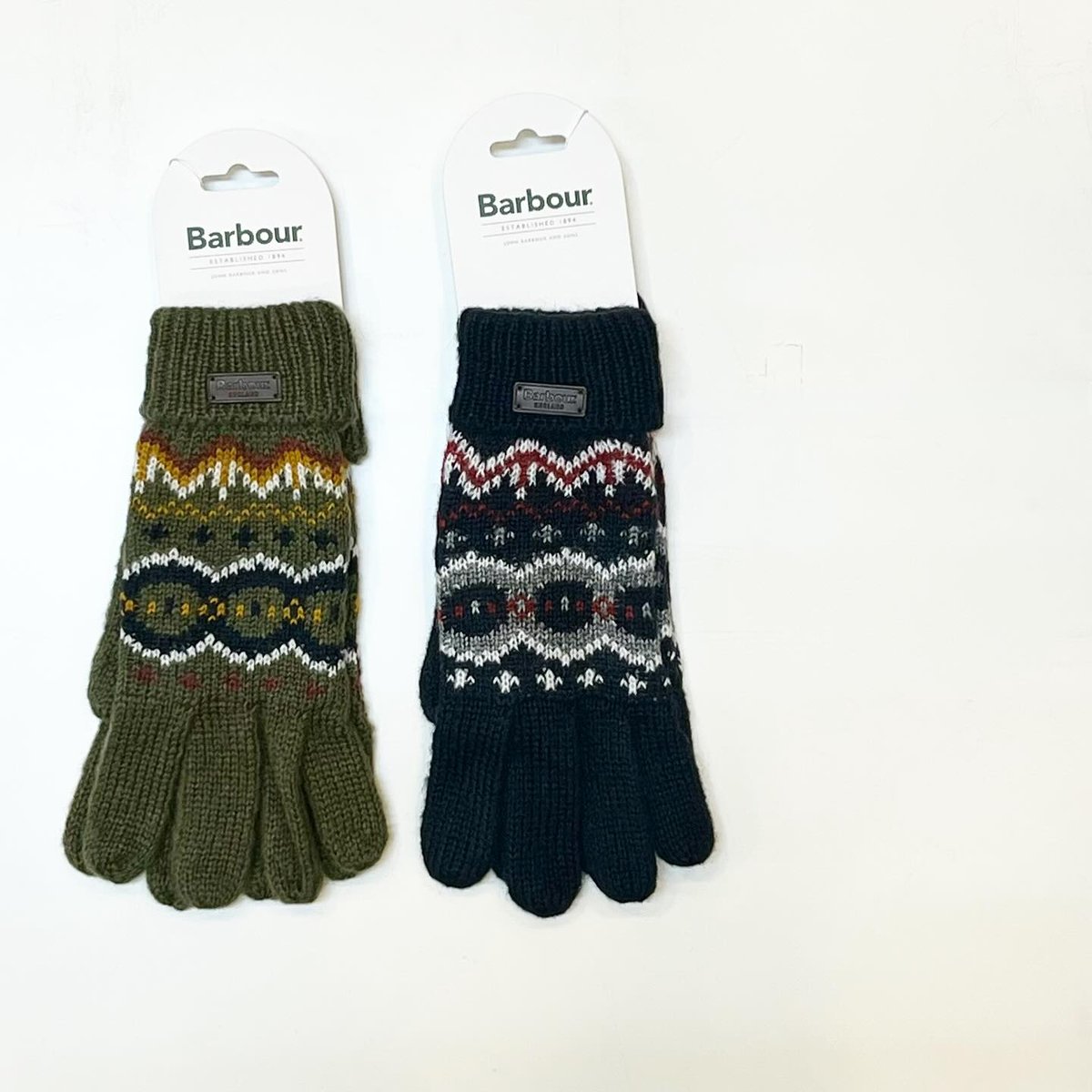 【BARBOUR】バブアー フェアアイル ニット グローブ MGL0128 新品 フェアアイル ニット グローブ｜アクセサリー｜バブアー公式