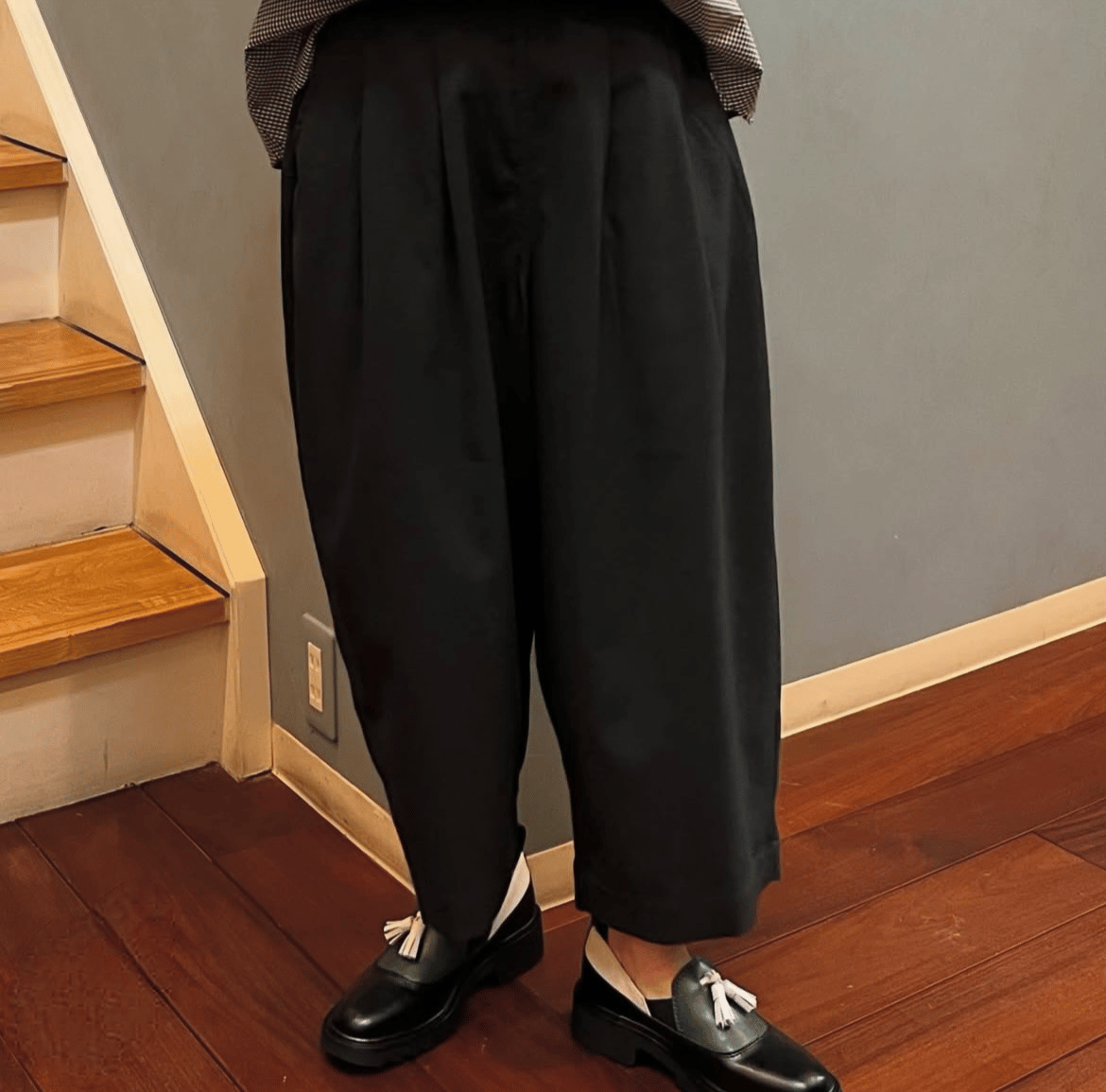 HARVESTY ハーベスティ ［ワイドエッグクロップドパンツ］ | Bless