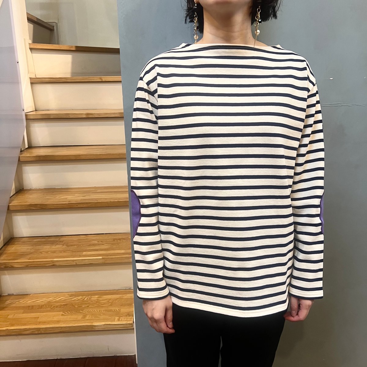 saintjamesセントジェームス ［OUESSANT HEART ELBOW PATCH