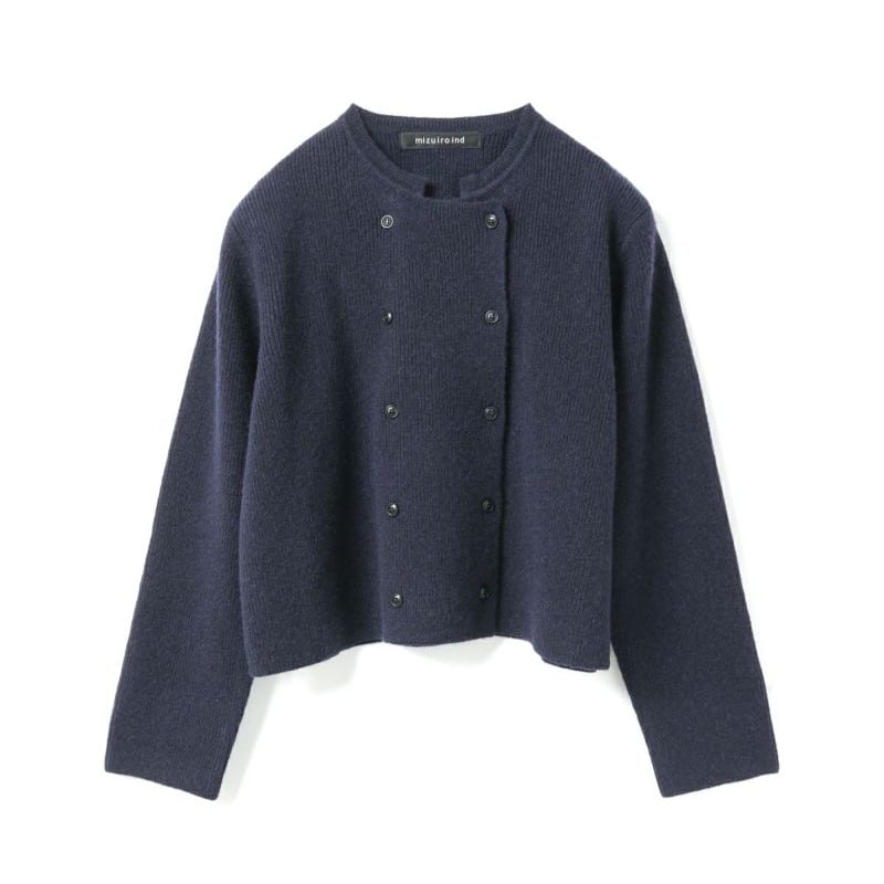 mizuiro ind ミズイロインド[ダブルブレストカーディガン] | Bless ONLI