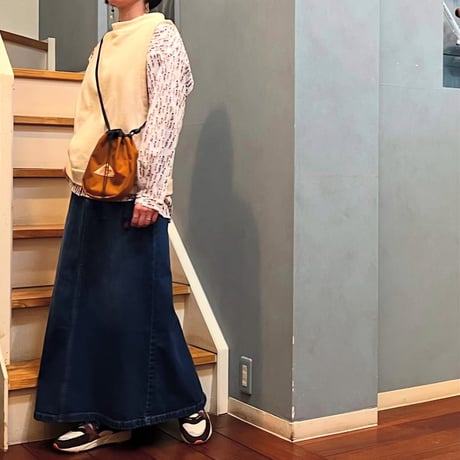 GRAMiCCi グラミチ［STRETCH DENIM A-LINE SKIRT］