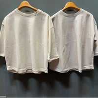 BLUELAKEMARKET ブルーレイクマーケット［七分袖ヘムラウンドプルオーバー］