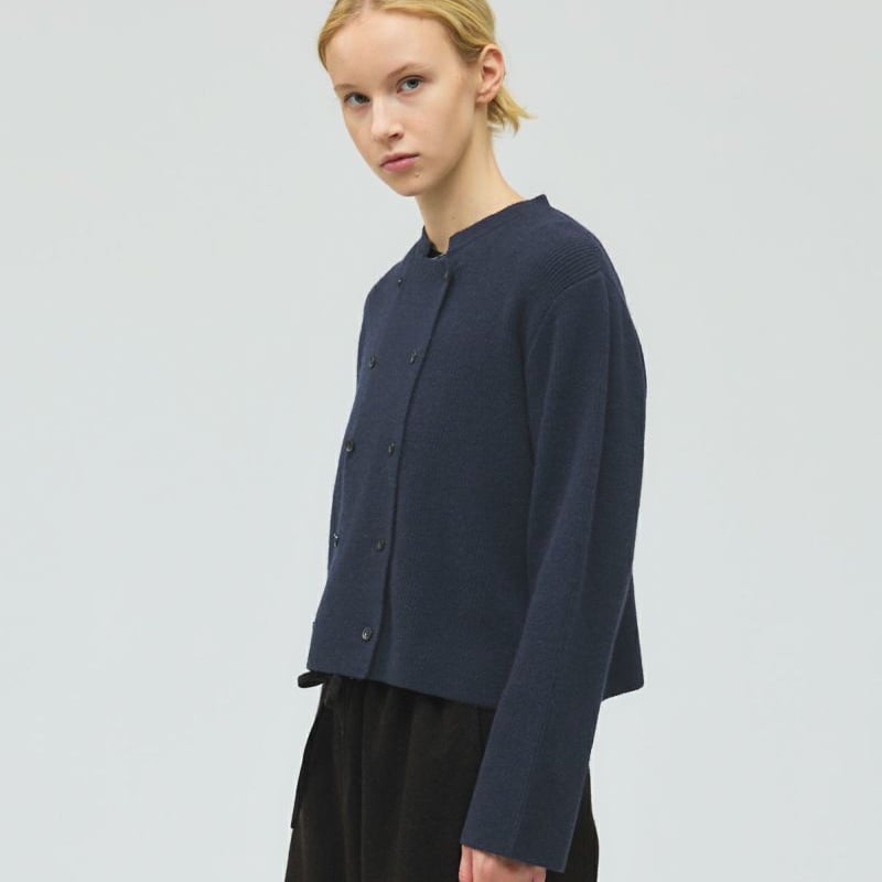 mizuiro ind ミズイロインド[ダブルブレストカーディガン] | Bless ONLI