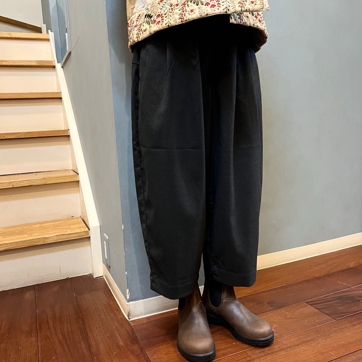 HARVESTY ハーベスティ ［ワイドエッグクロップドパンツ］ | Bless