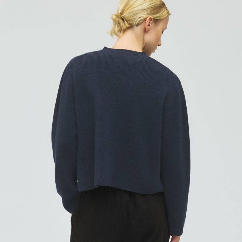 ミズイロインド　ダブルブレストカーディガン mizuiro ind ミズイロインド[ダブルブレストカーディガン] | Bless ONLI