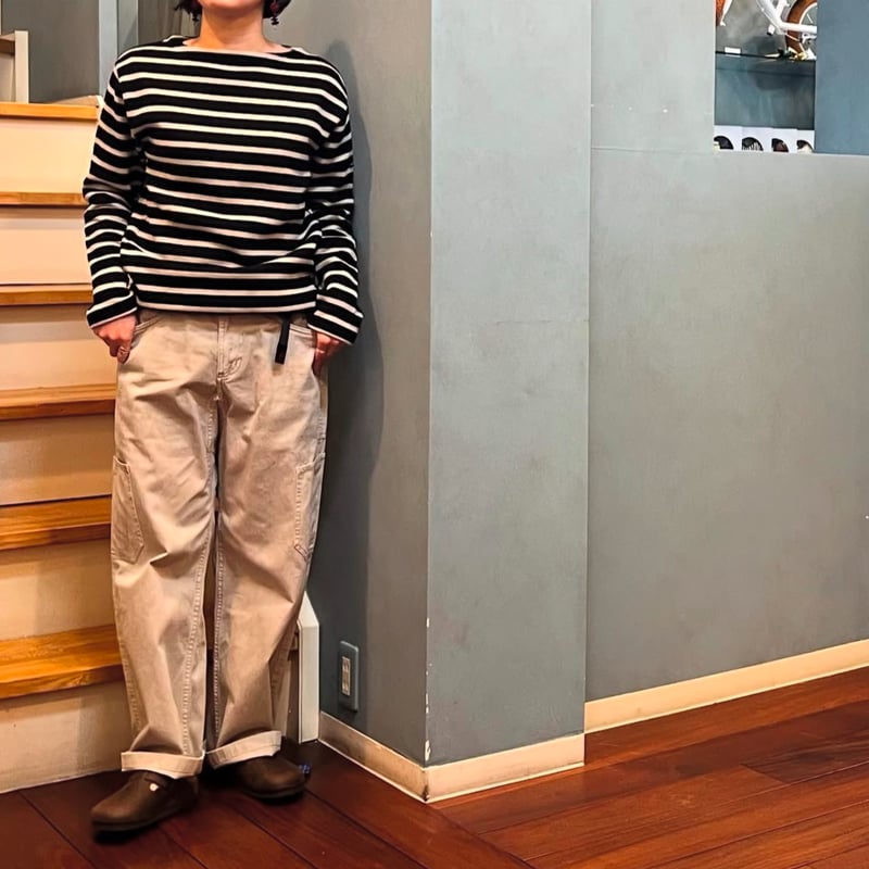 saint James セントジェームス［圧縮ウールボーダーセーターベーシック